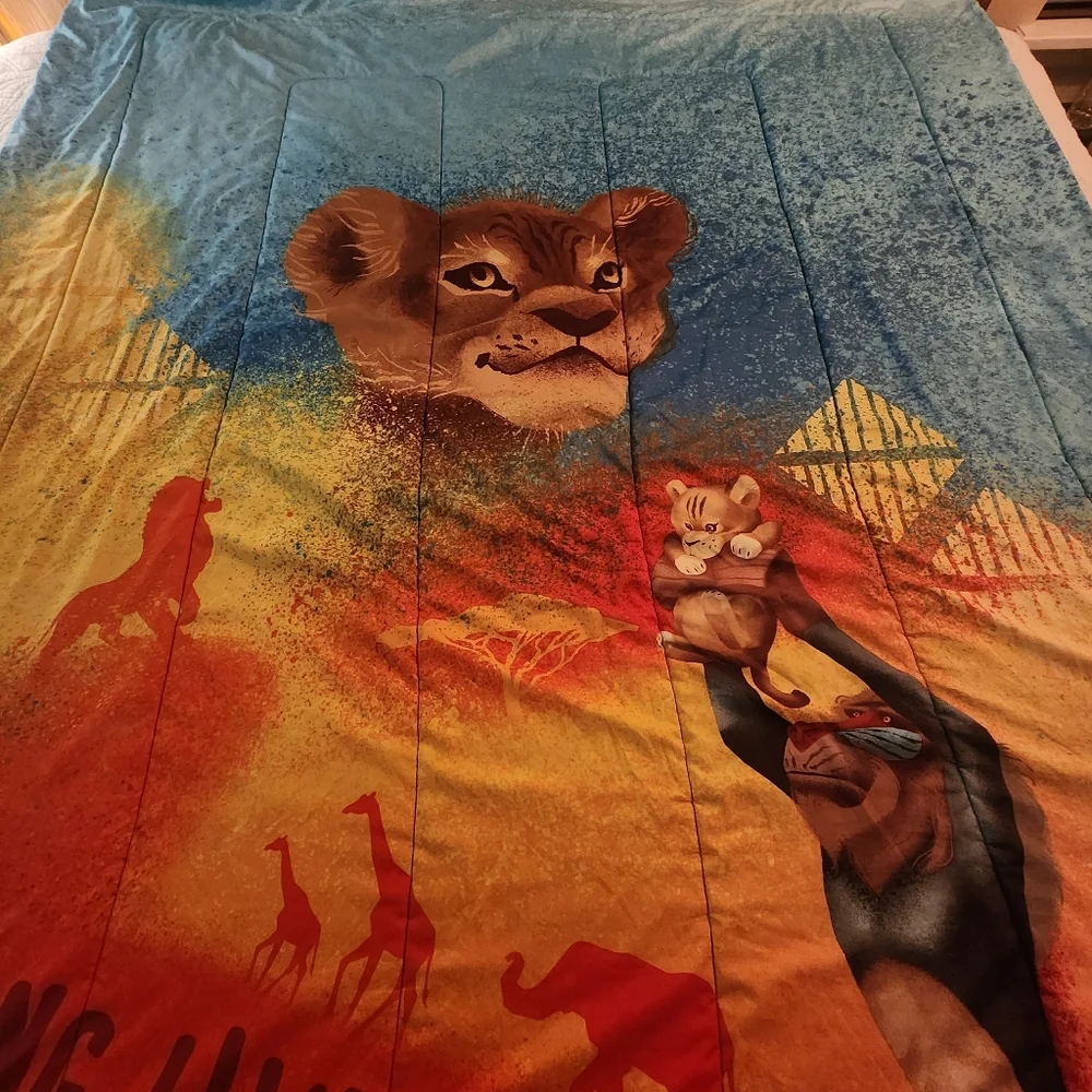 Disney The Lion King Microfiber Twin Comforter Only - Long Live The King‎ Simba